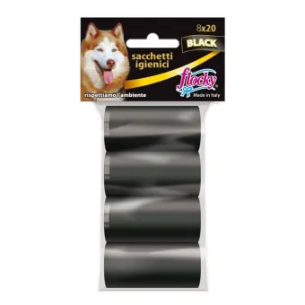 Sacchetti Igienici Flocky 8x20 pz. Nero 118
