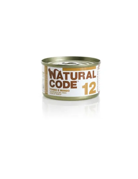 Cat Natural Code Tonno e Manzo 85g 12 pz