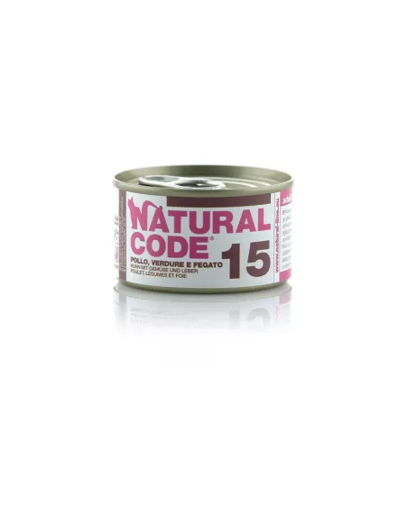 Natural Code N15 Pollo Verdure Fegato 85 g