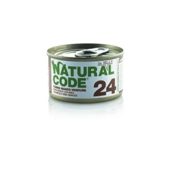 Cat Natural Code Jelly Tonno Manzo Verdure 85g 24 pz