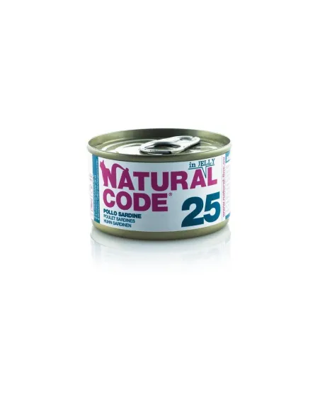 Cat Natural Code Pollo e Sardine Jelly 85g 25 pezzi