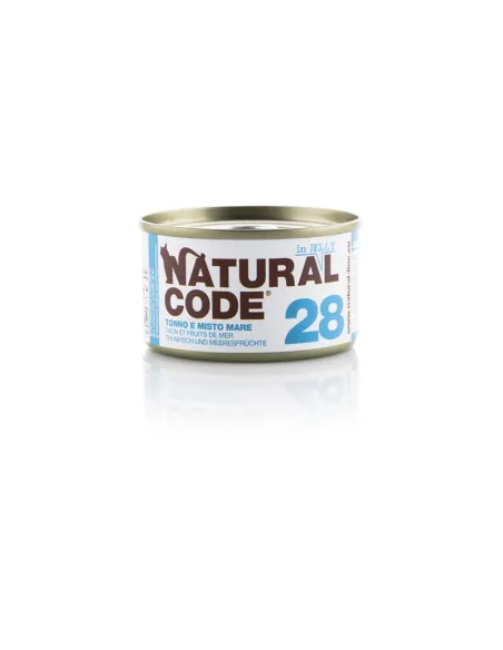 Cat Natural Code Tonno Misto Mare Jelly 85g 28 pz