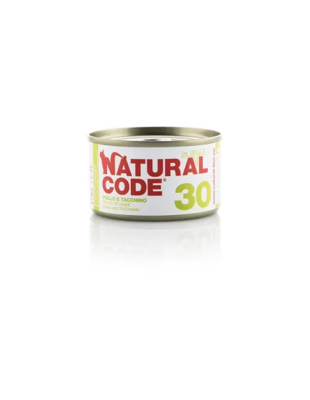 Cat Natural Code Pollo e Tacchino Jelly 85g 30 pz