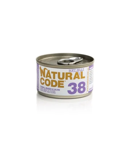 Natural Code N38 Tonno Manzo e Olive 85 gr