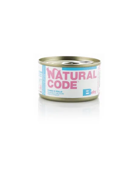 Cat Natural Code Kitten Baby Tonno Pollo 85g