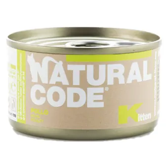 Cat Natural Code Kitten Pollo 85 g