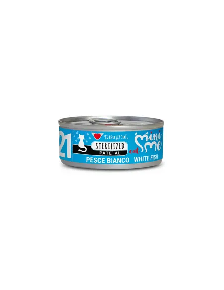 Cat Disugual Minime Sterilized Pesce Bianco 85g