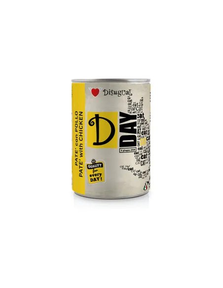 Disugual D-Day Pollo Gatto 400 gr
