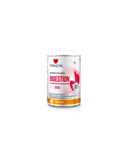 Dog Diet Disugual Digestion L.F. 400g Tacchino