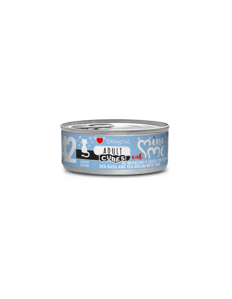 Disugual Minime Cubes Gatto Branzino Orata Tonno 85 g