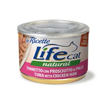 Life Cat Ricette Tonno-Prosciutto 150 g