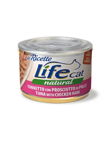 Life Cat Ricette Tonno-Prosciutto 150 g