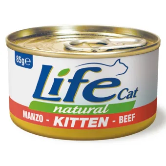 Life Cat Kitten Manzo 85 gr