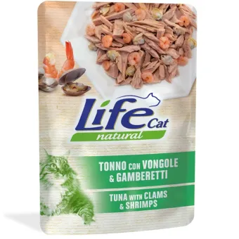 Life Cat Bustina Tonno, Vongole, Gamberetti 70 g