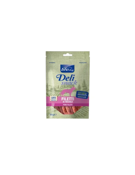 Dog Snack Life Filetti Essiccato Maiale 100g