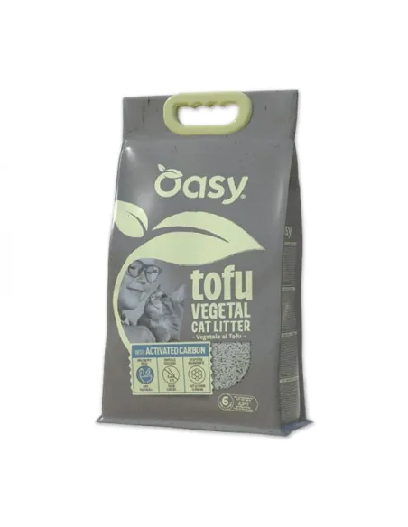 Oasy Lettiera Vegetale Tofu Carbone 6 lt