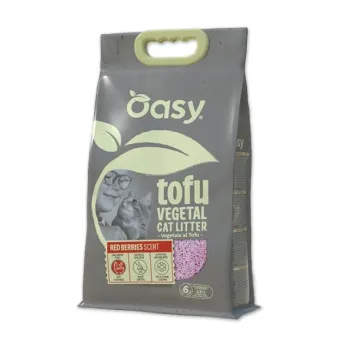 Oasy Lettiera Vegetale Tofu Red Berries 6 lt