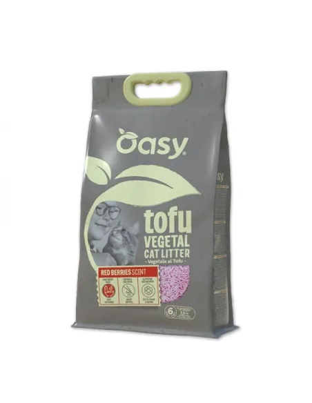 Oasy Lettiera Vegetale Tofu Red Berries 6 lt
