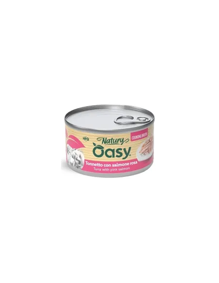 Oasy Natury Broth Tonnetto Salmone Rosa Gatto 85 g