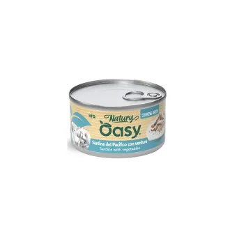Oasy Wet Cat Cooking Broth Sard/Verd 85 gr