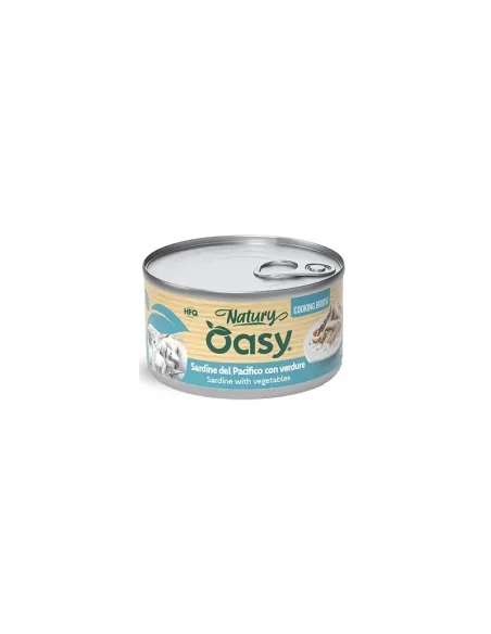 Oasy Wet Cat Cooking Broth Sard/Verd 85 gr