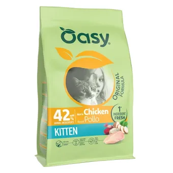 Oasy Original Kitten Pollo 1,5 kg