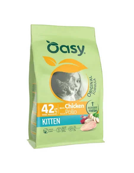 Oasy Original Kitten Pollo 1,5 kg