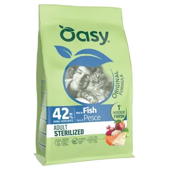 Oasy Adult Sterilizzati Pesce Gatto 1,5 kg