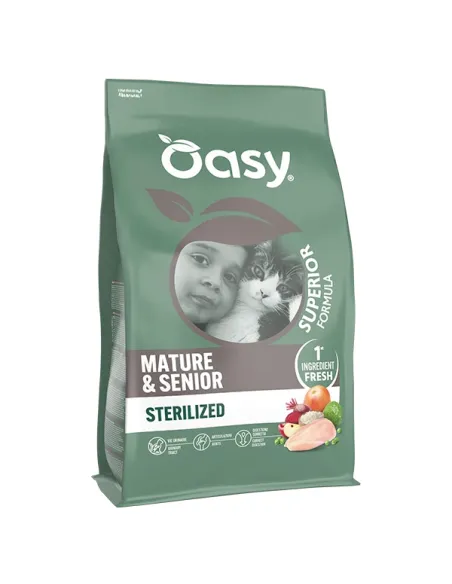 Oasy Super Gatto Mature&Senior Pollo 300 g