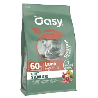 Oasy Super Gatto Adult Ster Agnello 1,5 kg