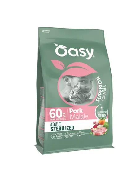 Oasy Super Gatto Adult Ster Maiale 1,5 kg