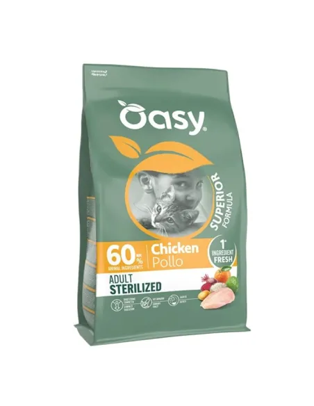 Oasy Super Gatto Adult Sterilizzato Pollo 1,5 kg