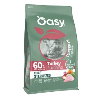 Oasy Super Gatto Adult Sterilizzato Tacchino 1,5 kg