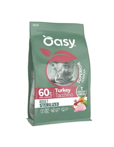 Oasy Super Gatto Adult Sterilizzato Tacchino 1,5 kg