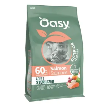 Oasy Super Gatto Adult Ster Salmon 1,5 kg