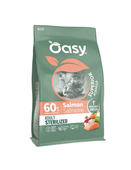 Oasy Super Gatto Adult Ster Salmon 1,5 kg