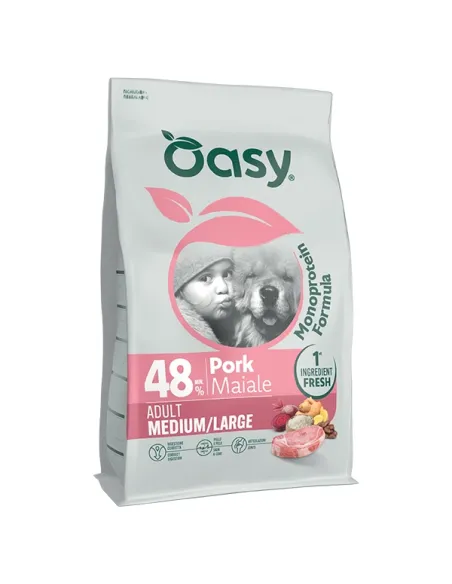 Oasy Monoprot Dog Adult M/L Maiale 2 kg