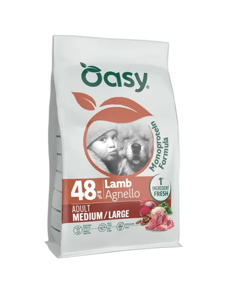 Oasy Monoprot Dog Adult M/L Agnello 10 kg