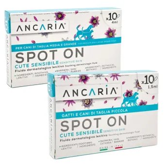 Ancaria Spot On Gatto e Cane Taglia S 10x 1,5 ml