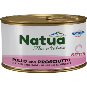 Natua Cat Jelly Kitten Pollo e Prosciutto 85 g