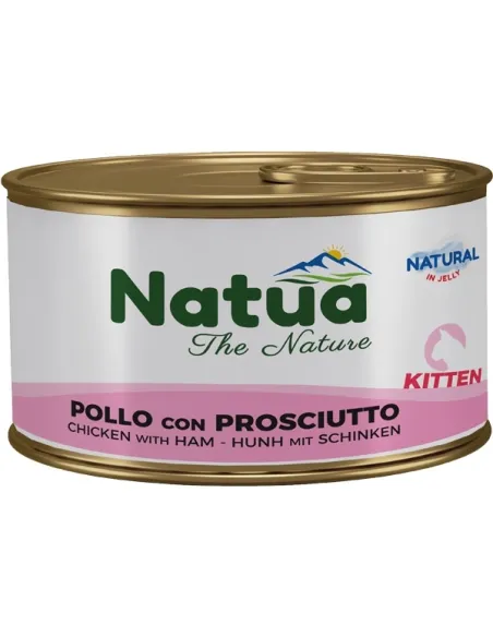 Natua Cat Jelly Kitten Pollo e Prosciutto 85 g