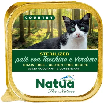 Natua Cat Country Ster Tacchino 100 gr