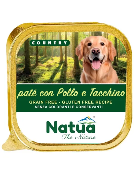 Natua Dog Country Pollo Tacchino 300 gr