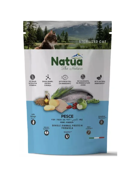 Natua Cat Sterilized Pesce 350 gr