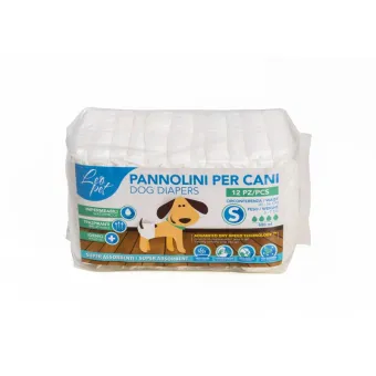 Mutanda Per Cani 12pz Mis.s, 40-56,lungh.38-43cm,kg.3-7
