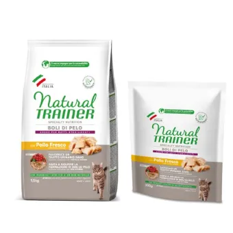 Trainer Natural Gatto Boli di Pelo Pollo 300 g