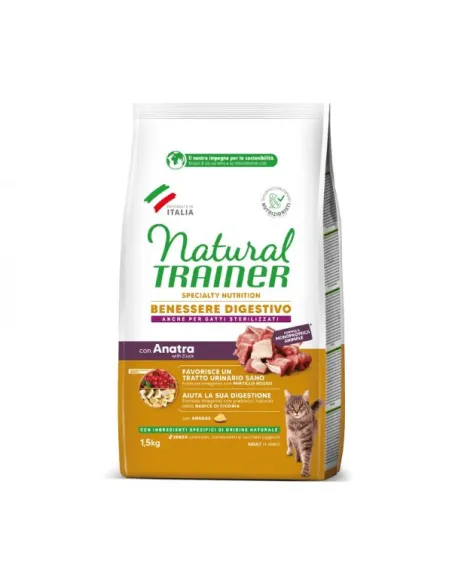 Trainer Natural Gatto Benessere Digestivo Duck 1,5 kg