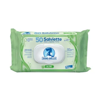 Salviette Detergenti Aloe S&B 50 pz