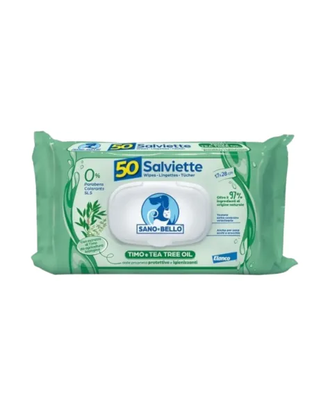 Salviette Detergenti Timo & Tea Tree Oil S&B