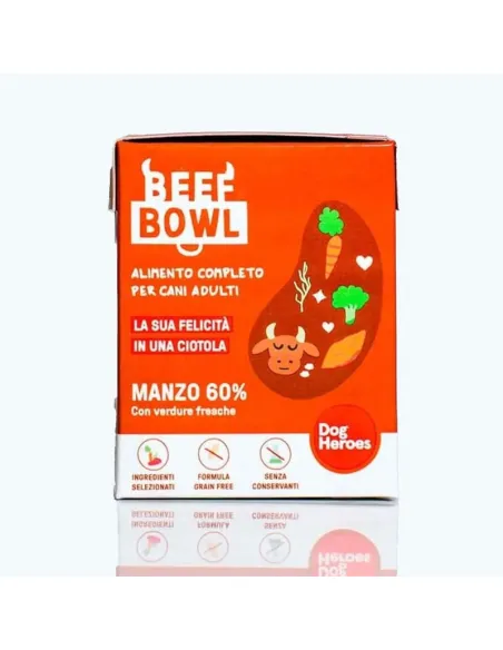 Beef Bowl Dog Heroes 390 gr